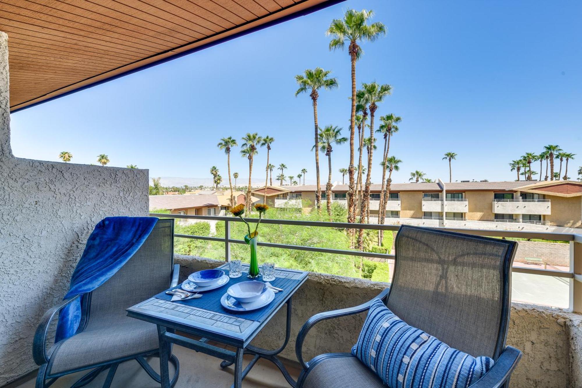 Central Palm Springs Resort Condo With 2 Balconies Exterior photo