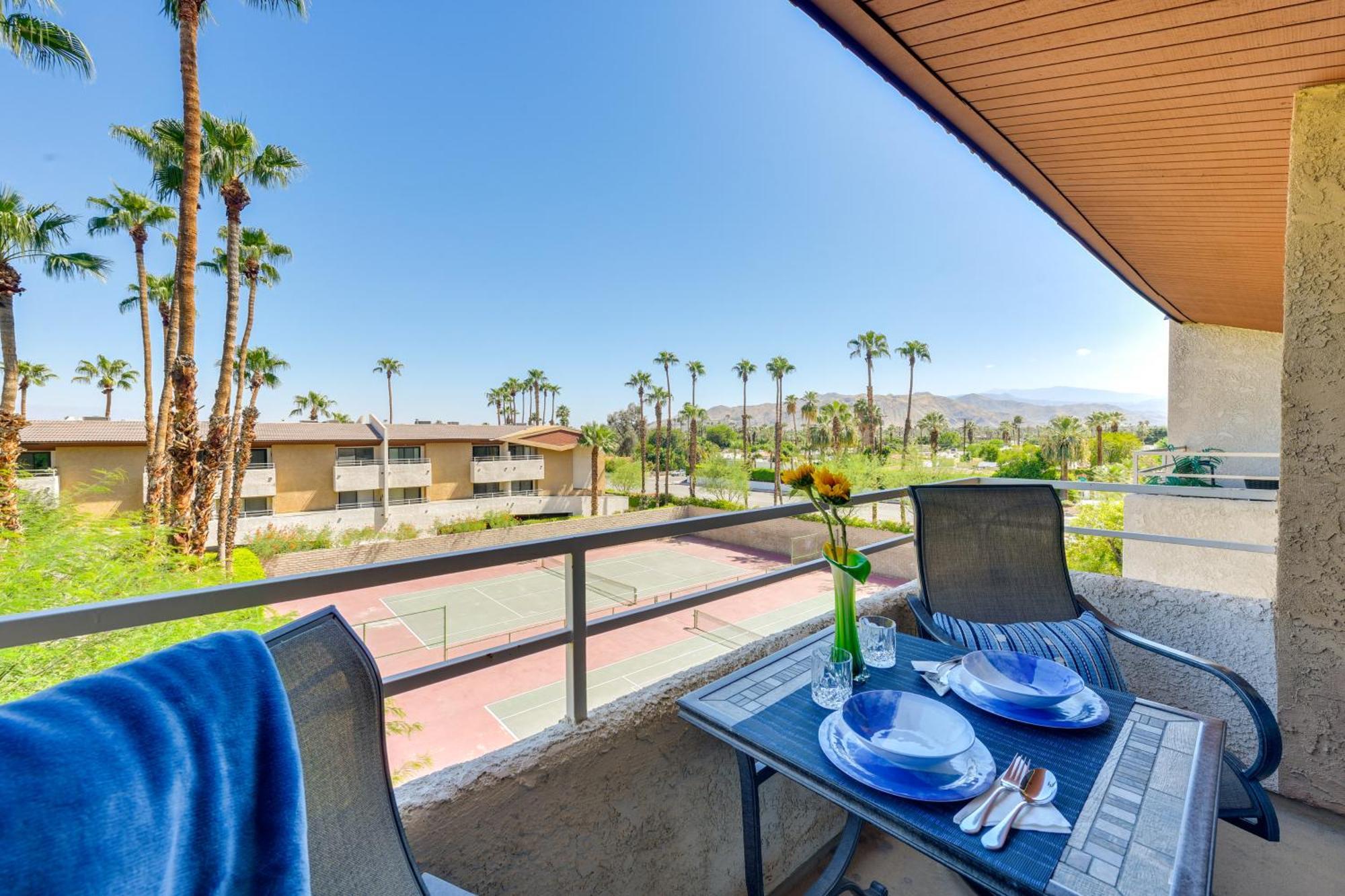 Central Palm Springs Resort Condo With 2 Balconies Exterior photo